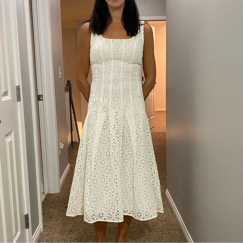 Veronica Beard eyelet dress- nwt - Picture 5 of 5